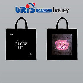 [BST đặc biệt BITI'S X KIEY] Túi Tote vải canvas Kiey Universe Tote Bag BTU000100DEN (Đen)