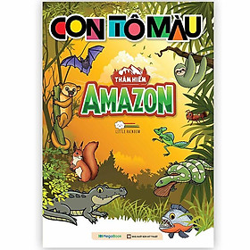 Sách Con tô màu - Thám Hiểm Thế Giới Khủng Long (24 Stickers)