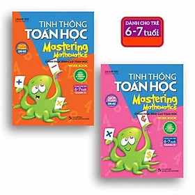 Combo 2 Cuốn Tinh Thông Toán Học - Mastering Mathematics - Dành Cho Trẻ 6