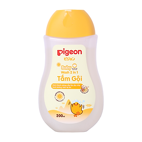 Tắm Gội Dịu Nhẹ Pigeon Hoa Hướng Dương 200ML