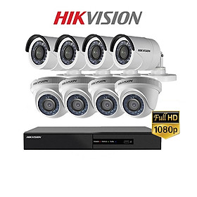 Mua Bộ Camera Quan Sát HIKVISION 8 Kênh 2.0MP FHD 1080P - Trọn bộ 8 mắt 2.0MPX - Đủ Phụ Kiện Lắp Đặt ( HDD1TB ) - Hàng Chính hãng