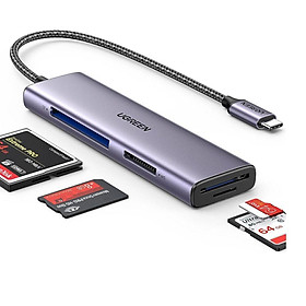 Mua Ugreen UG15307CM627TK cổng USB type C 3.1 đọc TF + SD + MS + CF tốc độ cao 5Gbps - Đầu đọc thẻ nhớ hỗ trợ đọc nhiều thẻ cùng lúc - HÀNG CHÍNH HÃNG