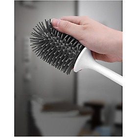 Mua Cây Chổi Cọ Nhà Vệ Sinh Cao Cấp Có Ngăn Để Đồ Kèm Kệ Để Chổi Cọ Rửa Toilet Thông Minh (Tặng Miếng Dán Dự Phòng