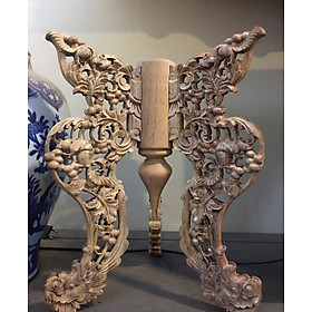 Mua Chò nho sóc gỗ gụ kê đĩa trái cây bàn thờ