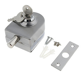 Stainless Steel Anti-theft Security Glass Door Lock For 12mm-14mm Thickness