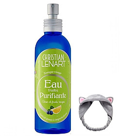 Toner Hoa Quả Làm sạch sâu bã nhờn, bụi bẩn Christian Lenart Eau Fruitée Purifiante dành cho mọi loại da (200ml) +Tặng Kèm Băng Đô Tai Mèo Xinh Xăn ( Màu Ngẫu Nhiên)