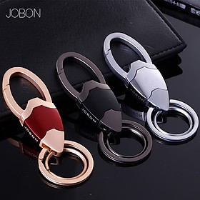 Móc Chìa Khóa Ô Tô Xe Máy Hợp Kim Cao Cấp JOBON | Móc Chìa Khóa Được Làm Từ Hợp Kim Không Gỉ Bền Đẹp, Chống Va Đập Tốt, Sang Trọng, Lịch Lãm