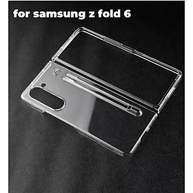 Ốp lưng trong suốt siêu mỏng chống ố vàng cho Samsung Galaxy  Z Fold 7 / Z Fold 6 5G Likgus Penone bảo vệ 360 độ màn phụ và mặt lưng (Tặng bút cảm ứng) - Hàng nhập khẩu - Samsung Z Fold 7