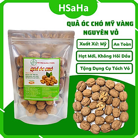 Quả Óc Chó Mỹ Dòng Chandler Loại 1 Vỏ Mỏng - HSaHa Nhập Khẩu - Túi 500g - Kèm Dụng Cụ Tách Vỏ