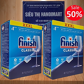 Viên rửa bát Finish All in one 120 viên 6 chức năng