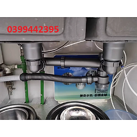 Mua Bộ xiphong chậu rửa chén 2 hố đảo chiều trái phải