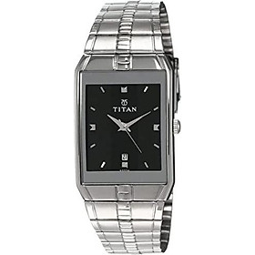 Titan Men's Karishma Analog Dial Watch Black