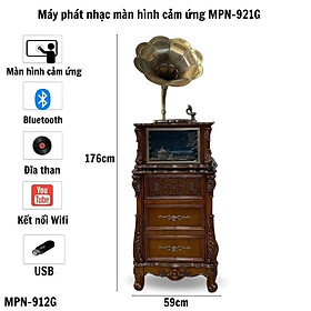 Mua Máy phát nhạc loa kèn đồng phong cách tân cổ điển MPN-921G