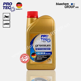 Dầu nhớt bluechem Tổng hợp toàn phần cao cấp PRO-TEC Premium 5W-30 Fully-Synthetic ACEA A5/B5-12