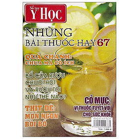 Download sách Sổ Tay Y Học - Những Bài Thuốc Hay 67