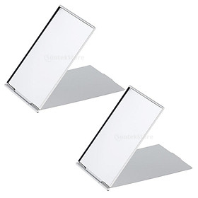 2 Pieces Travel Single Side Square Folding Compact Make Up Cosmetics