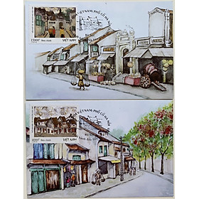 Bộ 2 MC card Tem Viet Nam “Phố Cổ Hà Nội”
