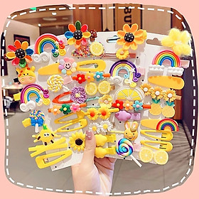 Set 12-14 kẹp tóc cho bé dễ thương nhiều mẫu lựa chọn