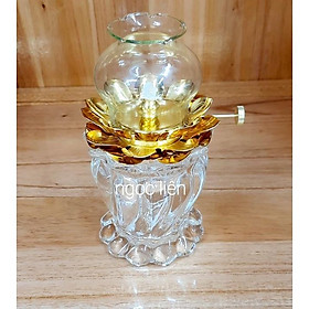 Mua Đèn dầu thủy tinh xoắn sen xi