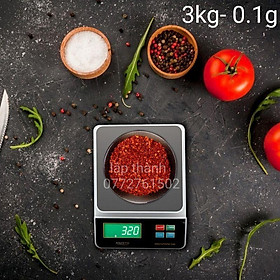 Mua cân điện tử nhà bếp mini chống nước nhỏ gọn cân nhanh chính xác siêu bền 3kg-0.1g