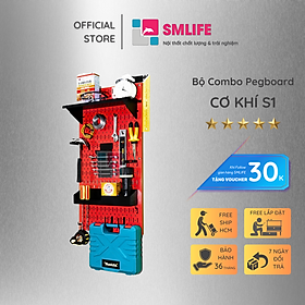 Mua Bảng Treo Đồ Nghề Pegboard Cơ Khí SMLIFE S1 Red