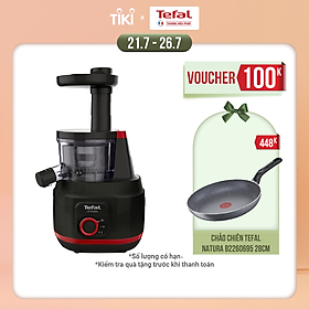 Máy ép trái cây Tefal/ Máy ép chậm Tefal ZC15083 - Công suất 150W - Dung tích 0.8L - Ống dẫn kích thước lớn - Giữ trọn dinh dưỡng - Hàng chính hãng