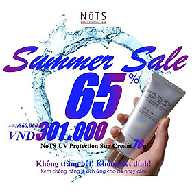 KEM CHỐNG NẮNG NOTS UV PROTECTION SUN CREAM