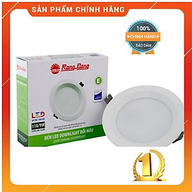 Đèn led âm trần 3 màu 9W