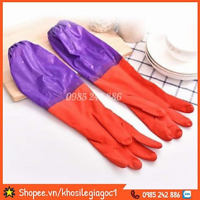 Mua GANG TAY CAO SU RỬA BÁT LÓT NỈ GIỮ NHIỆT