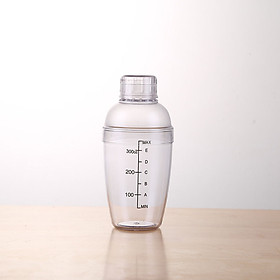 Mua Bình Lắc Pha Chế Shaker Nhựa Trong Suốt 350Ml Có Vạch Chia