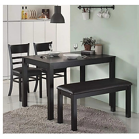 Mua Bộ bàn ăn cabin M4 Tundo gồm 2 ghế đơn kèm ghế dài hiện đại