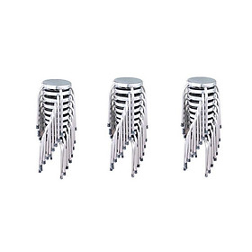 Combo 10 cái ghế đôn inox deli mặt 30 phi 19 201