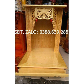 Mua Bàn thờ Thần Tài Ông Địa gỗ Pơ Mu