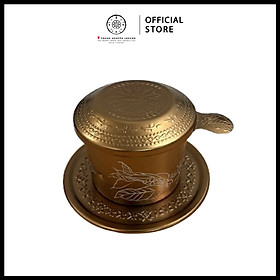 Mua Trung Nguyên Legend - Phin nhôm hoa văn Trung Nguyên - Màu nâu