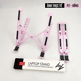 Mua Giá đỡ LAPTOP  ĐIỆN THOẠI  MÁY TÍNH bằng nhôm có thể điều chỉnh được độ cao  đế kê laptop nhôm ( giao màu ngẫu nhiên )