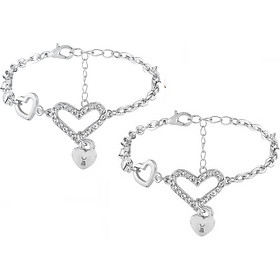 Set Vòng Tay Thời Trang Nữ Chìa Khóa Trái Tim Lung Linh Tatiana VH2100