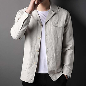 Áo khoác nam, áo khoác mỏng cổ vest phong cách Hàn Quốc nhẹ nhàng trẻ trung phù hợp dạo phố T9