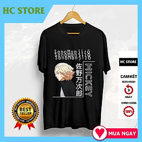 Mẫu áo thun Anime Tokyo Revengers Mikey độc đẹp giá rẻ cổ tròn tay ngắn cực HOT