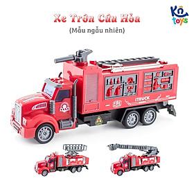 Đồ Chơi Mô Hình Tỷ Lệ 1:48 SINO314-1 – Xe Trớn Cứu Hỏa KN TOYS (Mẫu Ngẫu Nhiên)