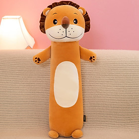 Gấu Bông Miniso Hình Con Sư Tử (65 Cm) G62 (Tặng 1 Móc Khóa Dây Da Pu Đính Đá Lấp Lánh)