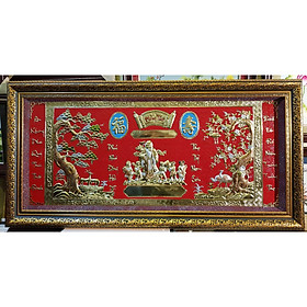 TRANH ĐỒNG LIỀN TẤM THÚC NỔI TINH XẢO- MỪNG THỌ CỤ ÔNG- CỤ BÀ - ÔNG BÀ