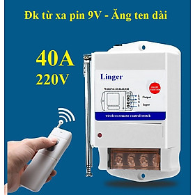 Công tắc điều khiển từ xa 1000 mét, 40A điều khiển động cơ từ xa, hệ thống điện, tưới tiêu từ xa