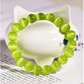 Vòng tay phong thủy đá opal mắt mèo hợp mệnh, chiêu tài hút lộc, bình an VTO1