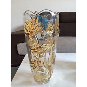 Lọ hoa thuỷ tinh hàng đẹp, cao 30cm