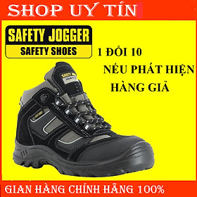 Mua  Hàng Chính Hãng  Giày Bảo Hộ Lao Động Safety Jogger Climber  Da Chất Lượng Cao  Đế PU  Chống Trượt  Đâm Xuyên