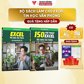 Combo 2 Sách Excel Và 150 Thủ Thuật Ứng Dụng Văn Phòng Từ Cơ Bản Đến Nâng Cao - N1