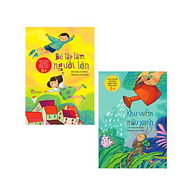 Combo Thơ Cho Bé Tập Đọc Trôi Chảy Diễn Cảm Bé Tập Làm Người Lớn  Khu Vườn Màu Xanh Bộ 2 Cuốn PNU