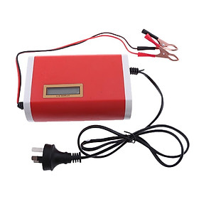 12V 6A Smart Intelligent Pulse Battery Charger/Repair LCD for Motorcycle