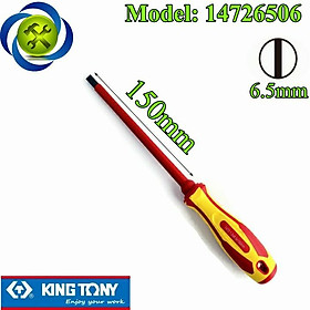 Mua Vít dẹp cách điện Kingtony 14726506 1.2mm x 6.5mm x 150mm cán đỏ - vàng