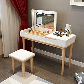 Mua BỘ BÀN GHẾ TRANG ĐIỂM THÔNG MINH GẤP GỌN XUẤT KHẨU